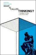 What Is Called Thinking?, Vol. 1