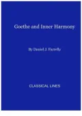 Goethe and Inner Harmony: A Study of the schone Seele in the Apprenticeship of Wilhelm Meister