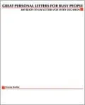 Great Personal Letters For Busy People