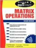 Schaum's Outline of Matrix Operations