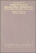 Essentials of Behavioral Research: Methods and Data Analysis