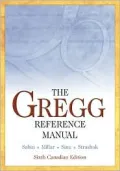 Gregg Reference Manual (Canadian Edition)
