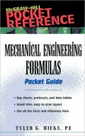 Mechanical Engineering Formulas Pocket Guide