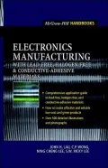Electronics Manufacturing: with Lead-Free, Halogen-Free, and Conductive-Adhesive Materials