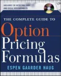 Book cover of The Complete Guide to Option Pricing Formulas