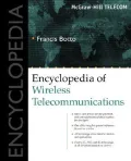 Encyclopedia of Wireless Telecommunications