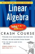 Schaum's Easy Outline of Linear Algebra (Schaum's Easy Outlines Series)