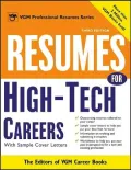 Resumes for High-Tech Careers With Sample Cover Letters