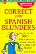 Book cover of Correct Your Spanish Blunders