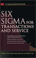 Six SIgma for Transactions and Service