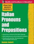 Italian Pronouns and Prepositions