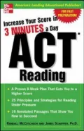 Book cover of Increase Your Score In 3 Minutes A Day: ACT Reading