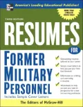 Resumes For Former Military Personnel
