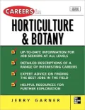 Careers in Horticulture and Botany
