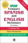 VOX Compact Spanish and English Dictionary