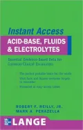 LANGE Instant Access Acid-Base, Fluids, and Electrolytes