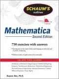 Schaum’s Outlines Mathematica