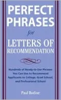 Perfect Phrases for Letters of Recommendation