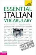 Essential Italian Vocabulary: From Beginner to Intermediate; Reference