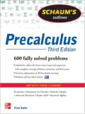 Schaum's Outline of Precalculus, 3rd Edition
