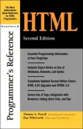 Html Programmer's Reference, 2nd Edition