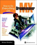 How To Do Everything With Dreamweaver Mx