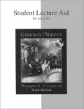 Student Lecture Aid for Use with Managerial Accounting