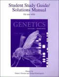 Student Study Guide/Solutions Manual for Use with Genetics: Analysis & Principles