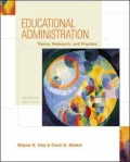 Book cover of Educational Administration: Theory, Research, and Practice