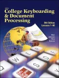 Gregg College Keyboarding and Document Processing (GDP) Kit 1 for Word 2003