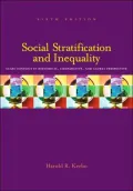 Social Stratification and Inequality: Class Conflict in Historical, Comparative, and Global Persective