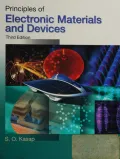 Book cover of Principles of Electronic Materials and Devices