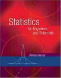 Statistics for Engineers and Scientists by William C. Navidi — book cover