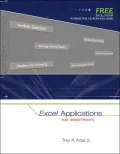 Excel Applications for Investments with Excel Tutor CD ROM