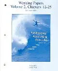 Working Papers to Accompany Fundamental Accounting Principles Chapters 12-25