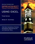 Selected Chapters from Spreadsheet Tools for Engineers