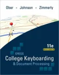 Gregg College Keyboarding &amp; Document Processing (GDP); Lessons 1-120, main text