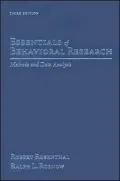 Essentials of Behavioral Research: Methods and Data Analysis