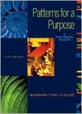 Patterns for A Purpose: A Rhetorical Reader (book alone)