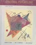 Abnormal Psychology Current Perspectives