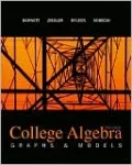 College Algebra: Graphs and Models