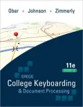 Gregg College Keyboarding &amp; Document Processing (GDP); Lessons 1-20 text
