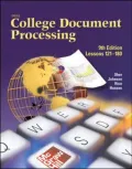 Gregg College Keyboarding and Document Processing (GDP), Lessons 121-180, Student Text