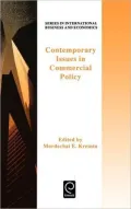 Contemporary Issues in Commercial Policycurrent Issues in Commercial Policy (obselete)series in Int Business & Economics