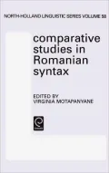 Comparative Studies in Romanian Syntax