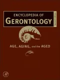 Encyclopedia of Gerontology, Two-Volume Set