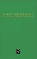 What Writers Know