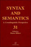 Sentence Processing: A Crosslinguistic Perspective: A Crosslinguistic Perspective, Vol. 31