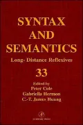 Syntax & Semantics: Long Distance Reflexives, Vol. 33