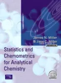 Book cover of Statistics and Chemometrics for Analytical Chemistry
